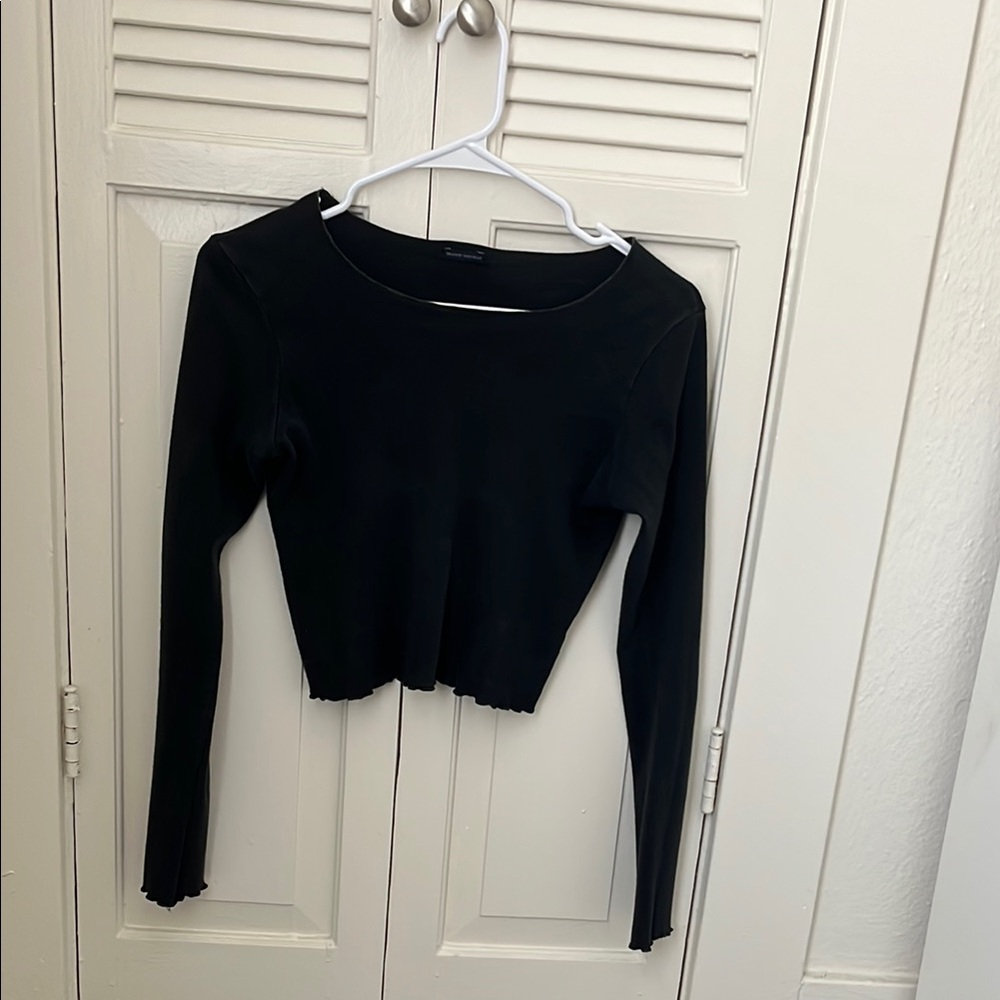 Brandy Melville Black Long Sleeve Women's Top